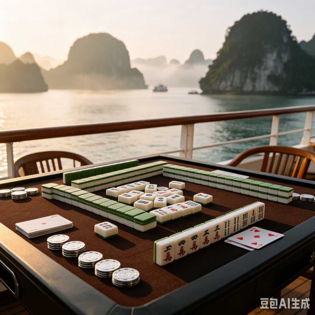 logo engrave mahjong tiles