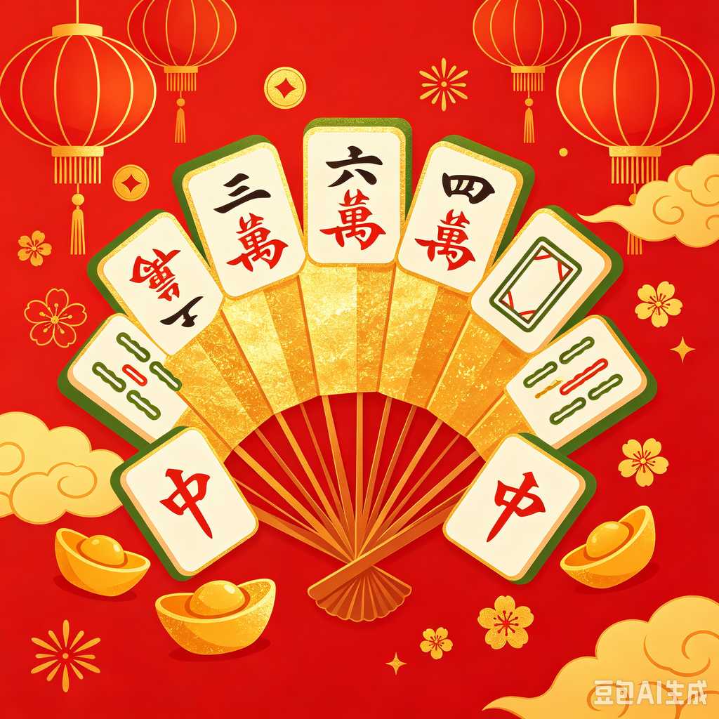 large print mahjong set