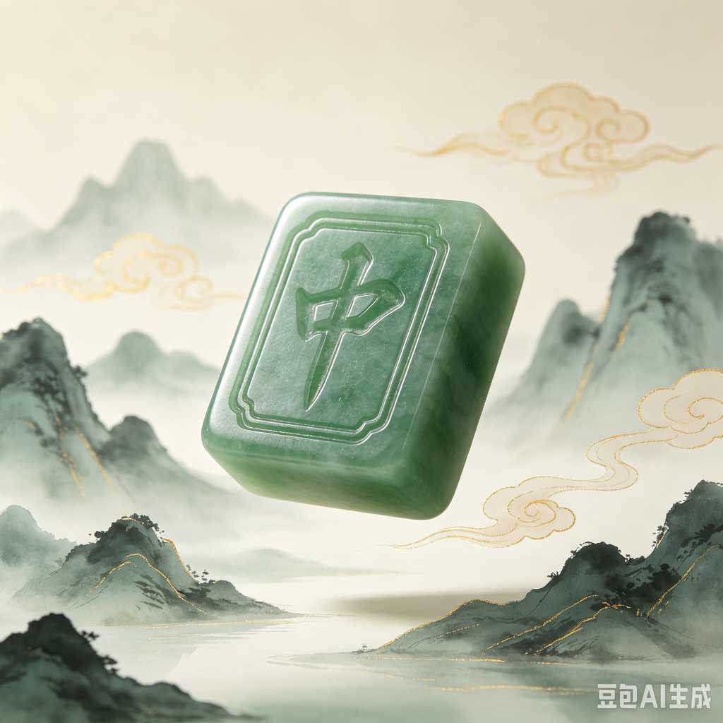 modern text mahjong tiles
