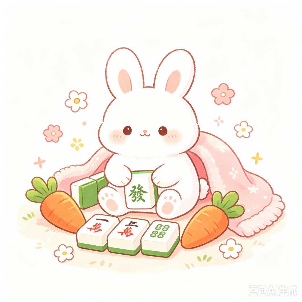 artistic mahjong tiles set